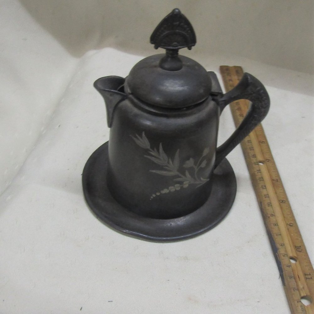 silver plated tea pot